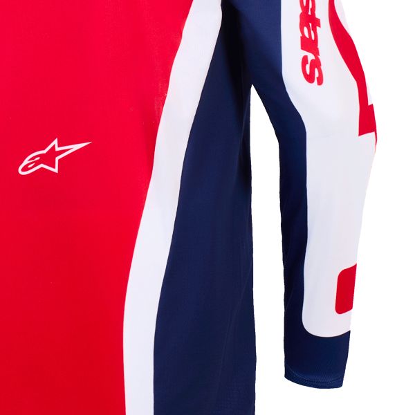 Alpinestars Racer Riway Jersey White Blue Red