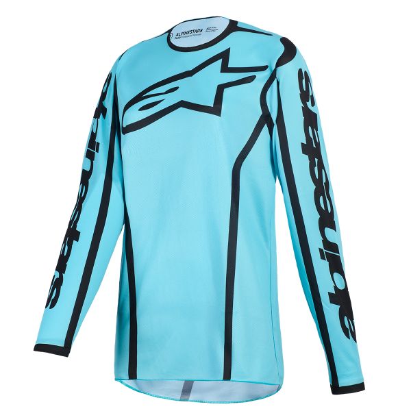 Camiseta Motocross Alpinestars Stella Fluid Apex Jersey Tropical Black