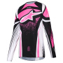 Camiseta Motocross Alpinestars Stella Techstar Nomur Jersey Black White Fuchsia