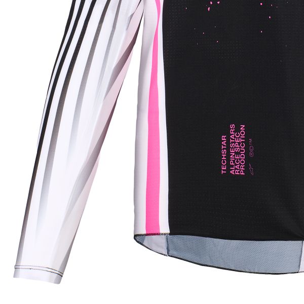 Alpinestars Stella Techstar Nomur Jersey Black White Fuchsia