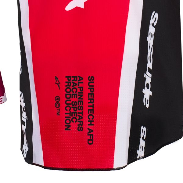 Alpinestars Supertech Pro Vista Jersey Black Red White
