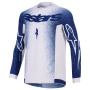 Camiseta Motocross Alpinestars Supertech Scenz Jersey Light Gray Dark Blue