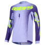 Camiseta Motocross Alpinestars Supertech Scenz Jersey Purple Yellow Fluo