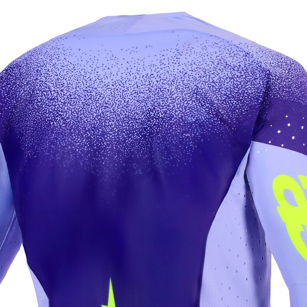 Alpinestars Supertech Scenz Jersey Purple Yellow Fluo