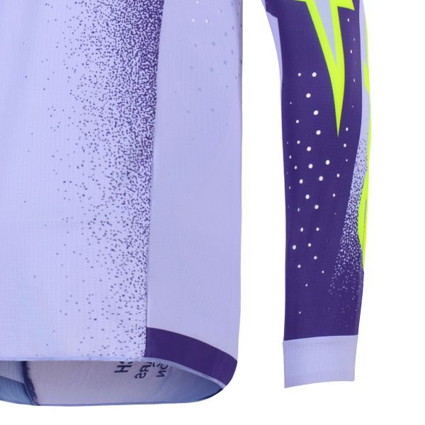 Alpinestars Supertech Scenz Jersey Purple Yellow Fluo