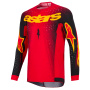 Camiseta Motocross Alpinestars Supertech Scenz Jersey Red Black Yellow