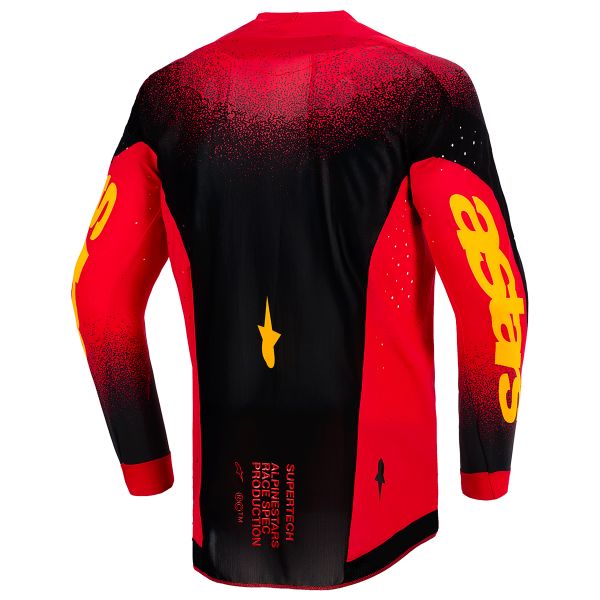 Alpinestars Supertech Scenz Jersey Red Black Yellow