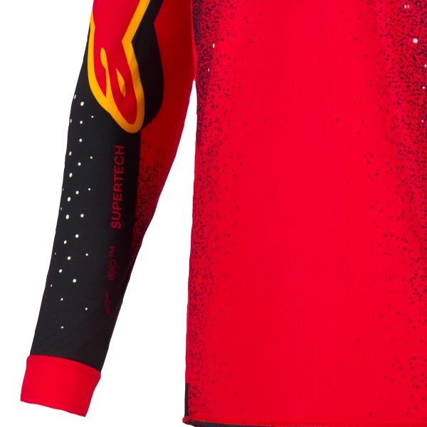 Alpinestars Supertech Scenz Jersey Red Black Yellow