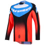 Camiseta Motocross Alpinestars Techstar Knif Jersey Orange Black Ucla Blue