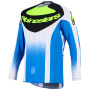Camiseta Motocross Alpinestars Techstar Knif Jersey Ucla Blue Black Yellow Fluo