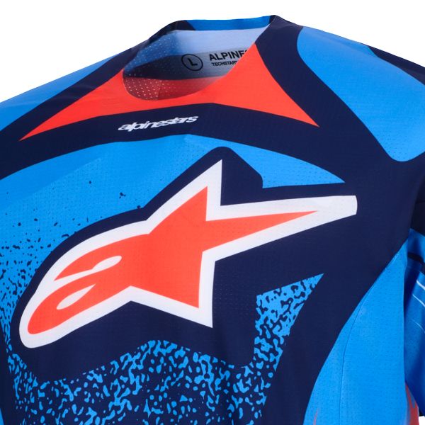 Alpinestars Techstar Nomur Jersey Dark Navy Orange Ucla Blue