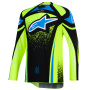 Camiseta Motocross Alpinestars Techstar Nomur Jersey Dk Navy Yllw FL Ucla Blue