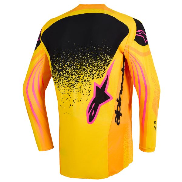 Alpinestars Techstar Nomur Jersey Orange Yellow Pink