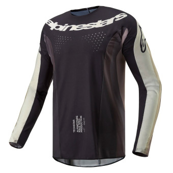 Camiseta Motocross Alpinestars Techstar Pneuma Dark Sand Iron Dust Grey