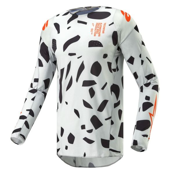 Camiseta Motocross Alpinestars Techstar Rantera Haze Grey Camo