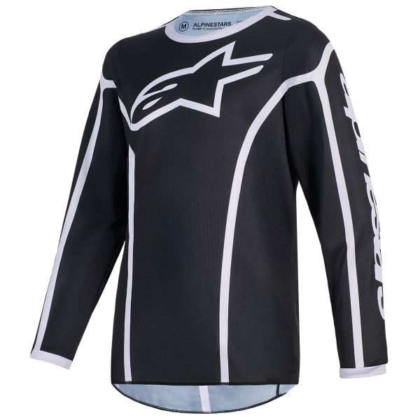 Camiseta Motocross Alpinestars Youth Fluid Apex Jersey Black Gray