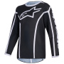 Camiseta Motocross Alpinestars Youth Fluid Apex Jersey Black Gray