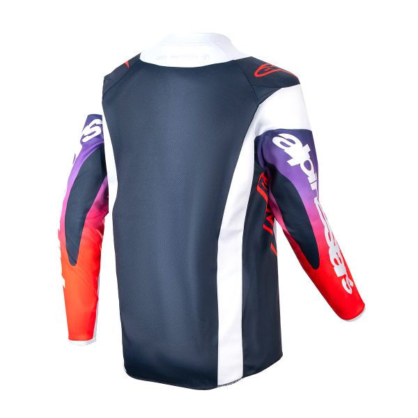 Alpinestars Youth Racer Hoen Light Grey Hot Orange Black