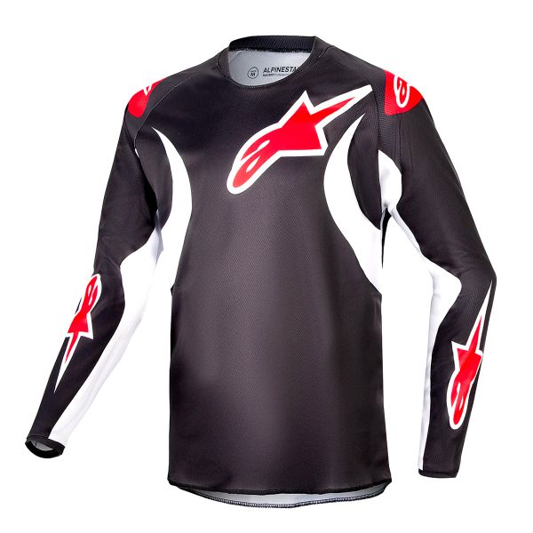 Camiseta Motocross Alpinestars Youth Racer Lucent Black White