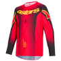 Camiseta Motocross Alpinestars Youth Supertech Scenz Jersey Red Black Yellow