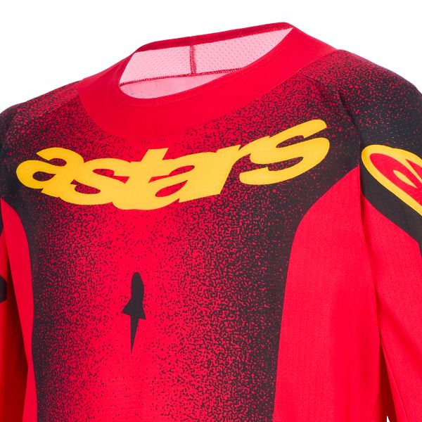 Alpinestars Youth Supertech Scenz Jersey Red Black Yellow