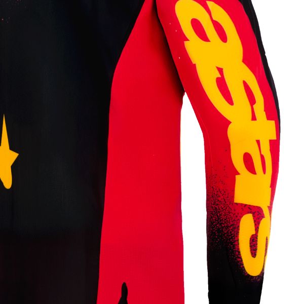 Alpinestars Youth Supertech Scenz Jersey Red Black Yellow