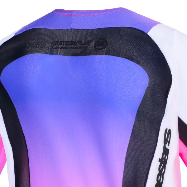 Alpinestars Youth Supertech Vista Jersey White Purple Black