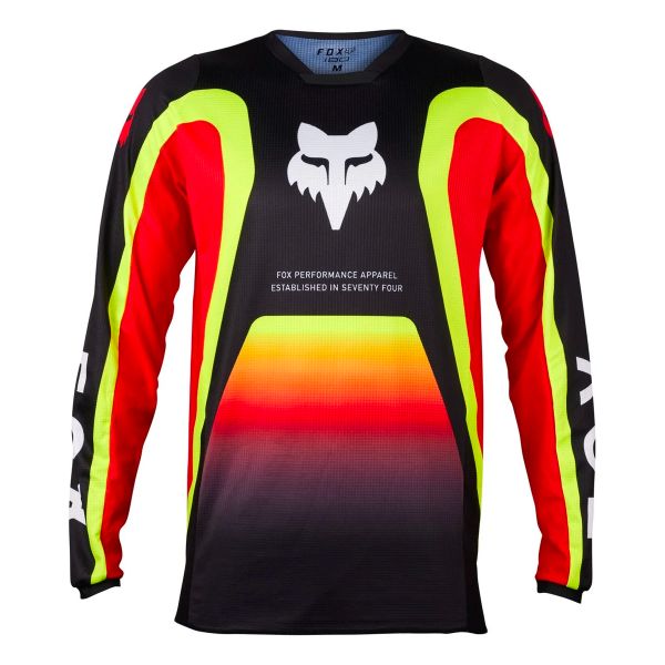 Camiseta Motocross FOX 180 Ballast Black Red Camiseta Motocross FOX 180 Ballast Black Red