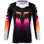 Camiseta Motocross FOX 180 Flora Black Pink Kid