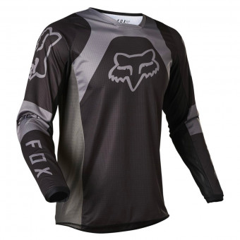 Camiseta Motocross FOX 180 Lux Black Black Camiseta Motocross FOX 180 Lux Black Black