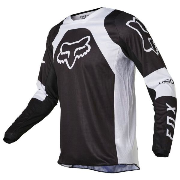Camiseta motocross FOX 180 Lux Black White Al Mejor Precio | iCasque.es