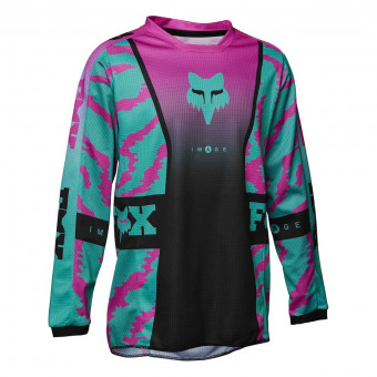 Camiseta Motocross FOX 180 Nuklr Teal Ni�o