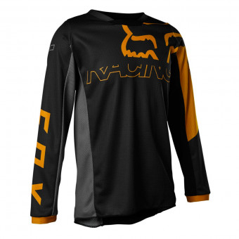 Camiseta Motocross FOX 180 Skew Black Gold Nio