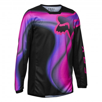 Camiseta Motocross FOX 180 Toxsyk Black Pink Girl
