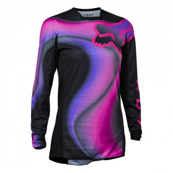 Camiseta Motocross FOX 180 Toxsyk Black Pink Woman
