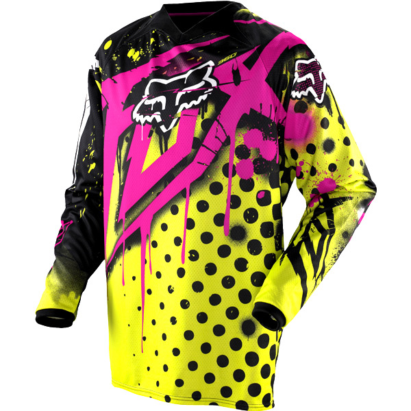 Camiseta Motocross FOX 360 Graphic Riot Verde Jersey