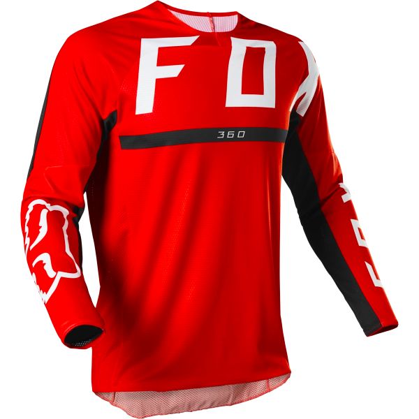 Camiseta Motocross FOX 360 Merz Fluo Red