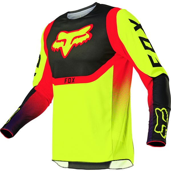 Camiseta Motocross FOX 360 Voke Fluo Yellow Nio