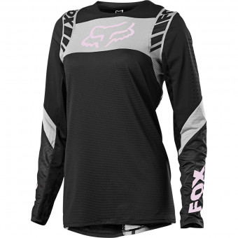 Camiseta Motocross FOX Flexair Mach One Woman Black