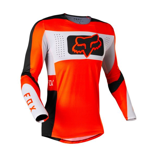 Camiseta Motocross FOX Flexair Mirer Fluo Orange