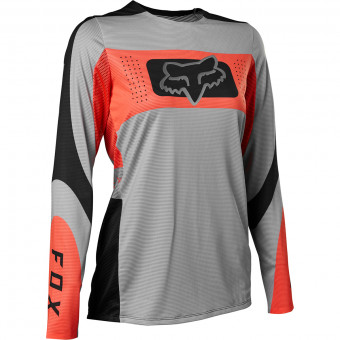 Camiseta Motocross FOX Flexair Mirer Woman Steal Grey