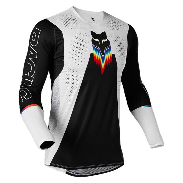 Camiseta Motocross FOX Flexair Relm Black White