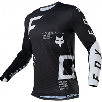Camiseta Motocross FOX Flexair Rigz Black
