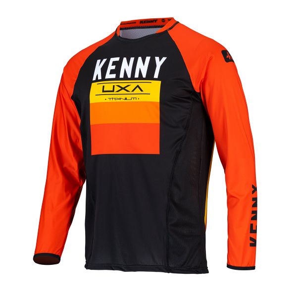 Camiseta Motocross Kenny Titanium Black Orange Jersey