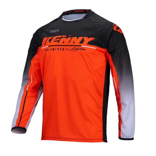Camiseta Motocross Kenny Track Focus Kid Neon Orange