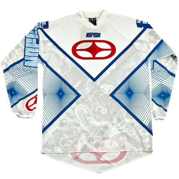 Camiseta Motocross No Fear Camiseta Cross Spectrum Horror Blue