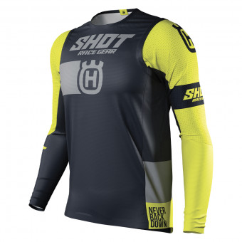Camiseta Motocross SHOT Aerolite Husqvarna Dark Grey
