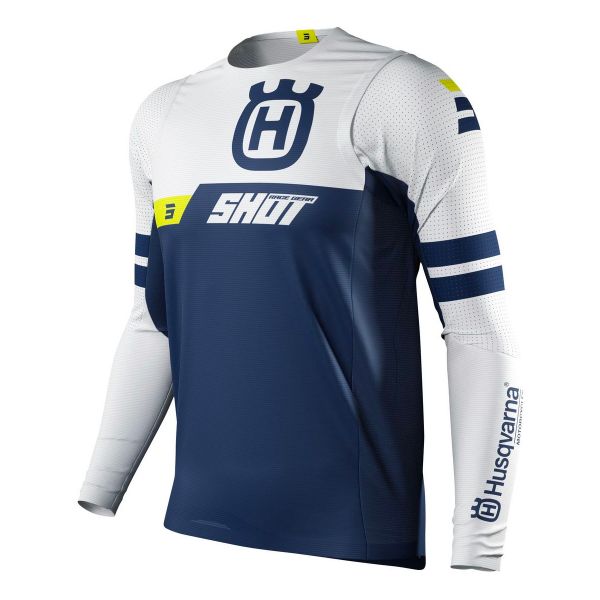 Camiseta Motocross SHOT Aerolite Husqvarna Limited Edition 2022 Blue