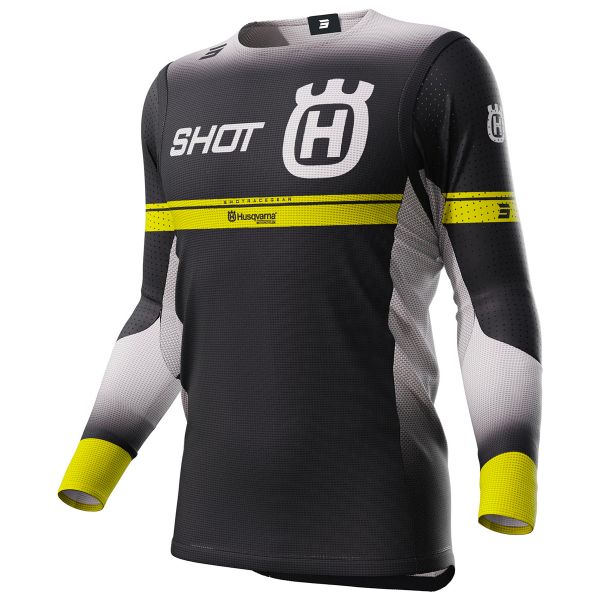 Camiseta Motocross SHOT Aerolite Husqvarna Limited Edition 2024 Black Camiseta Motocross SHOT Aerolite Husqvarna Limited Edition 2024 Black