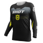 Camiseta Motocross SHOT Aerolite Hva 26 Negro Gris